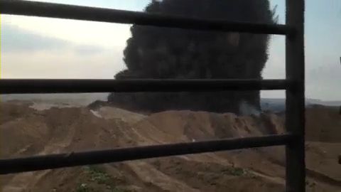 צפו: כך נראה פיצוץ מנהרת תופת