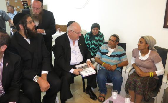 מה אמר הנשיא ריבלין למשפחות החטופים?