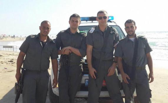 שוב: לוחמי מג"ב הצילו שני אנשים מטביעה