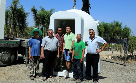 עשר מיגוניות ראשונות הוצבו בשדות הדרום