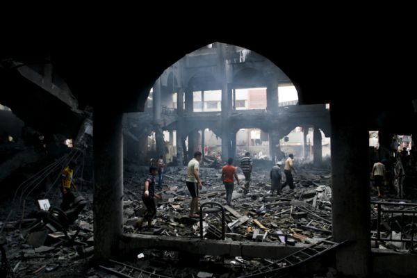 צה"ל תקף שני בתי-ספר ברצועת עזה