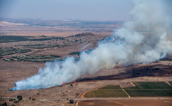 מטרים מהגבול: הפצצה כבדה של צבא אסד