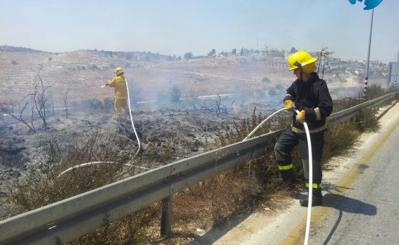 טרור הצתות, אבנים ובקבוקי תבערה בגוש עציון