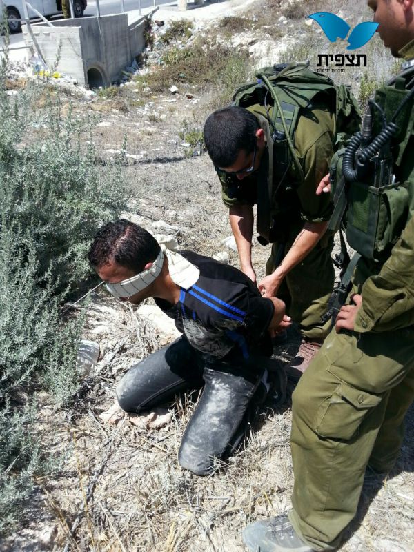 מחבל עם סכין נתפס והודה כי ביקש לדקור חייל