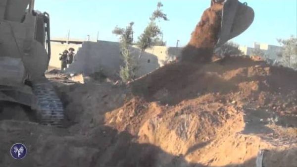 כוחות גבעתי מפוצצים את המנהרה האחרונה בעזה