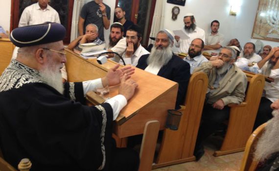 ביום האזכרה לרב גץ זצ"ל ביתו נחשף לציבור