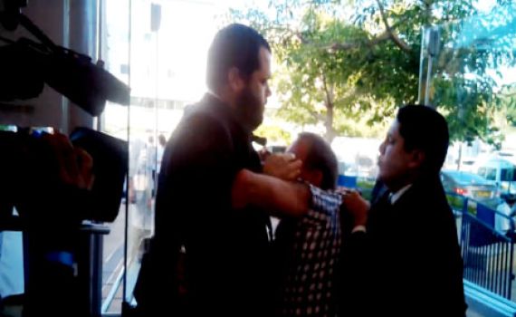 צפו: הרגע האלים של מרכז הבית היהודי