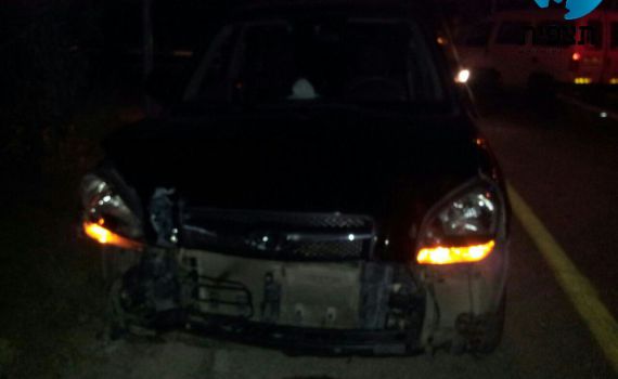 בכיר ברש"פ ביצע תאונה עם רכב ישראלי