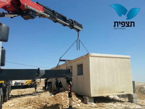 שוב פינוי קראוון מאוכלס במעלה רחבעם