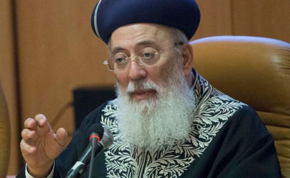 הרב עמאר: "ברקת – אדריכל הבחירות בי-ם"