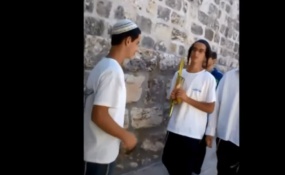 מרגש: נטילת לולב בהר הבית