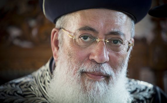 "הרב עמאר צריך להיבחר לרבה של ירושלים"