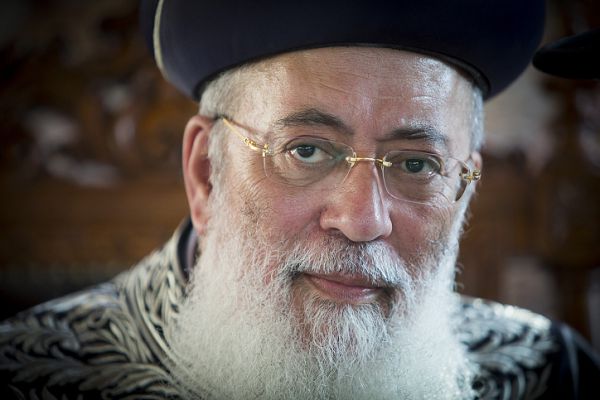 "הרב עמאר צריך להיבחר לרבה של ירושלים"