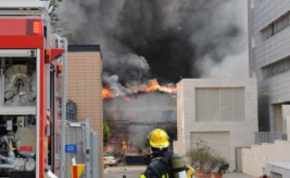 טרגדיה באופקים: אשה נהרגה משריפה במהלך הלילה