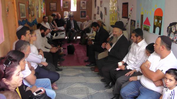 ח"כ שטבון אירח משפחות שכולות בסוכתו