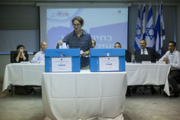 תיעוד: רגעי ההכרעה בבחירות לרבנות ירושלים