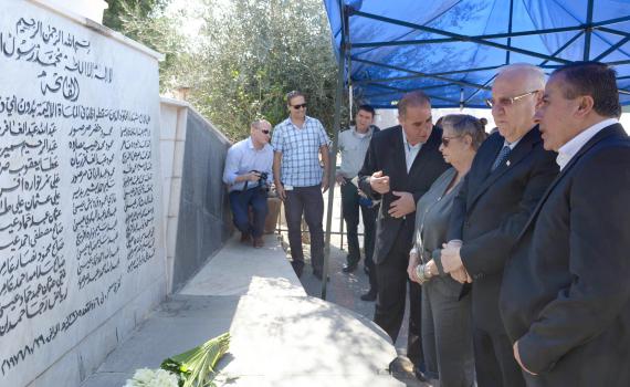 ריבלין בכפר קאסם: "פשע חמור נעשה כאן"