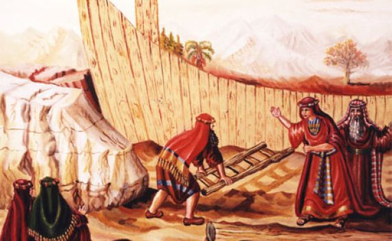 ציורי תנ"ך פרשת נח: עד כמה נח היה צדיק?