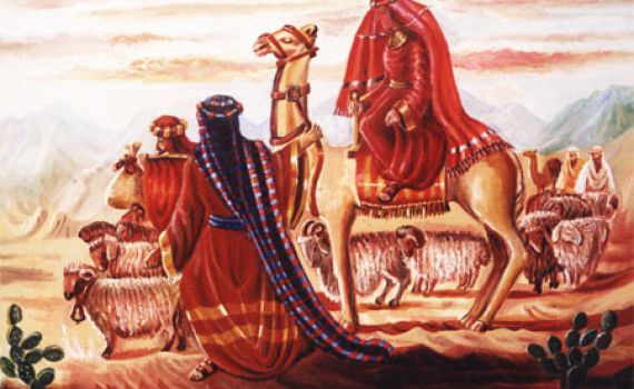 ציורי תנ"ך: פרשת לך –לך מעשה אבות סימן לבנים