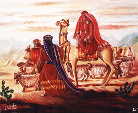 ציורי תנ"ך: פרשת לך –לך מעשה אבות סימן לבנים