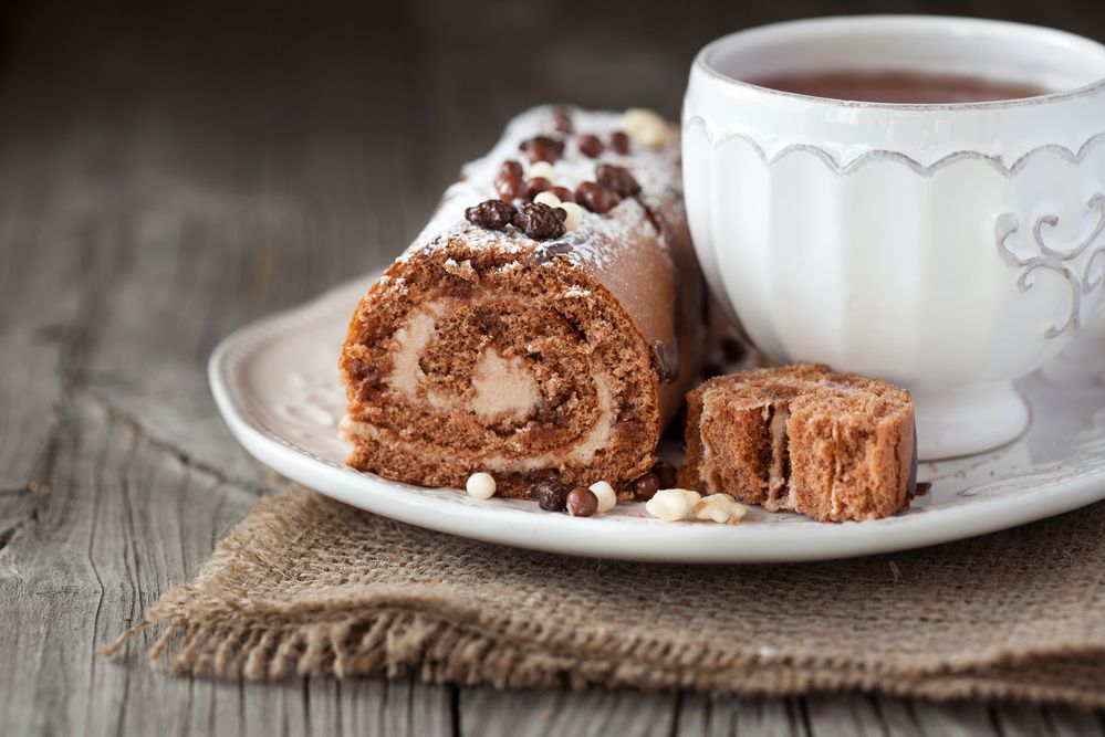 בוקר מתוק: רולדת שוקולד עם ביסקוויטים