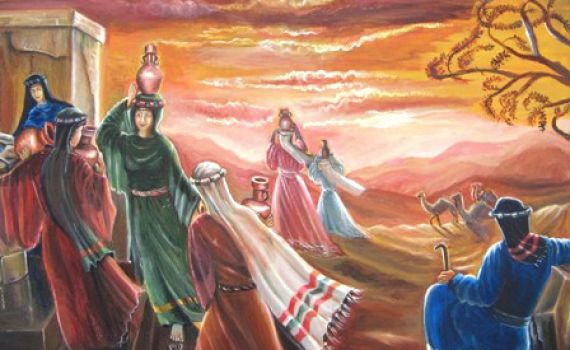 ציורי תנ"ך חיי שרה: שליחותו של אליעזר