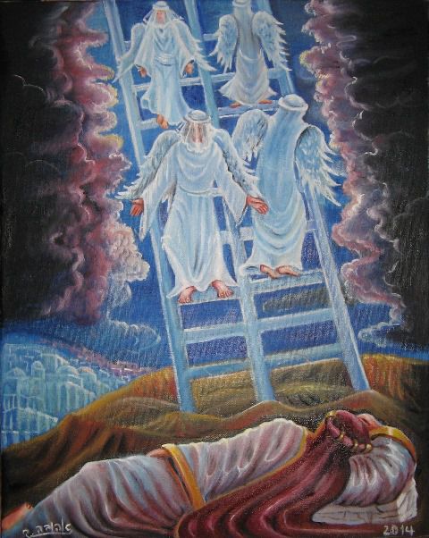 ציורי תנ"ך: פרשת ויצא המסר של סולם יעקב