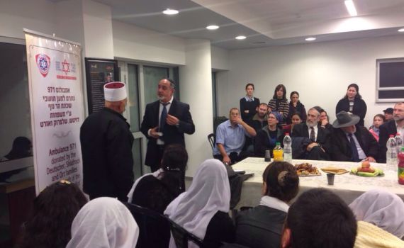 משפחתו של זידאן סייף נפגשה עם משפחות הנרצחים