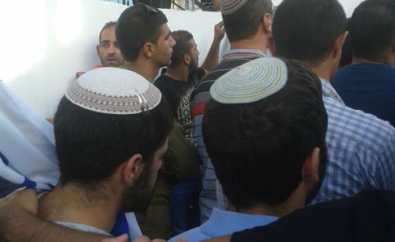 תלמידי ההסדר הגיעו להלוויית זידאן סייף הי"ד