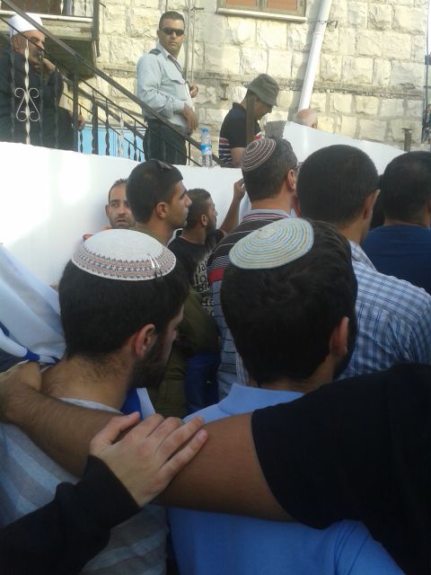 תלמידי ההסדר הגיעו להלוויית זידאן סייף הי"ד