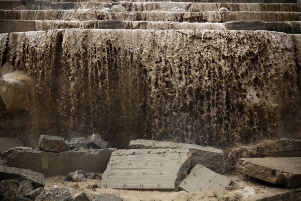 גשמי ברכה: צפו בזרימת המים בנחל קדרון