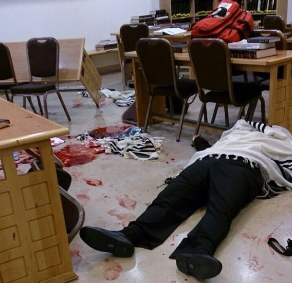 4 מתפללים עטופים בטליתות נרצחו בפיגוע