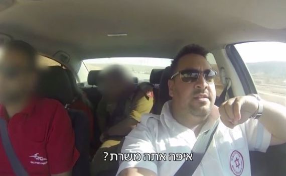 צפו: מ"צ-יקים חוטפים חיילים שעלו על טרמפ