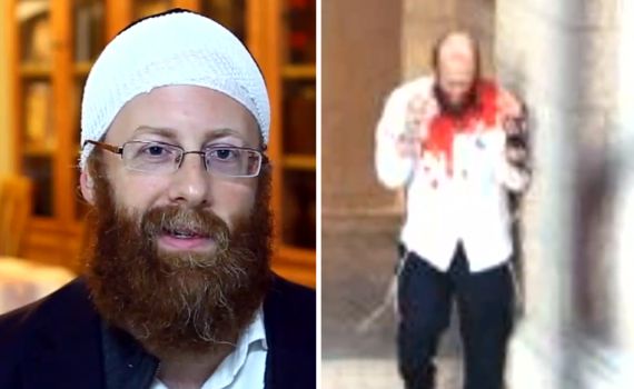 ניצול הטבח בבית-הכנסת הדליק נר חנוכה