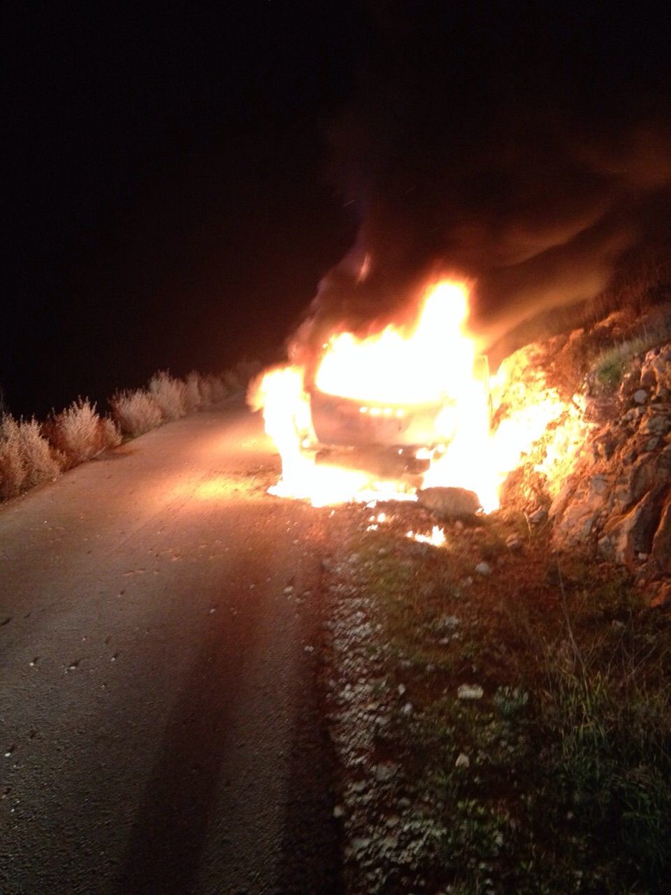 ילדה נפצעה קשה מפגיעת בקבוק תבערה