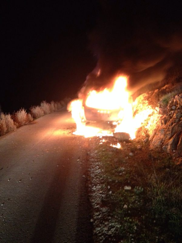 ילדה נפצעה קשה מפגיעת בקבוק תבערה