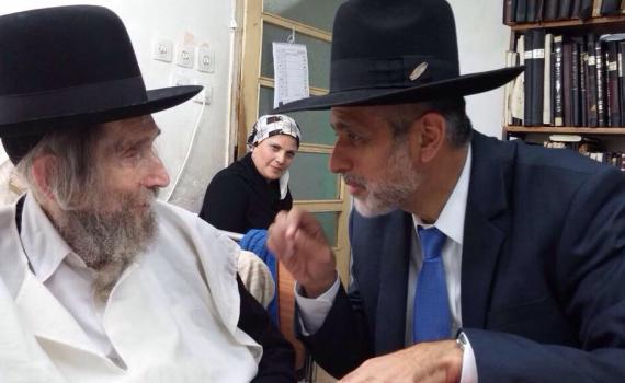 בדרך לפילוג בש"ס: אלי ישי נפגש עם הרב שטיינמן