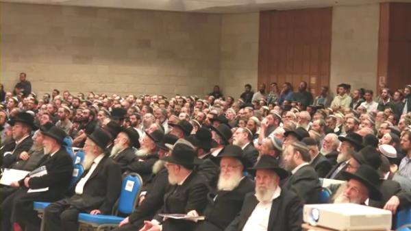 צפו: תיעוד כנס הרבנים נגד החקיקה האנטי דתית