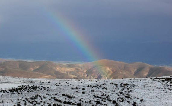 התמונות הזוכות בתחרות צילומי שלג בשומרון