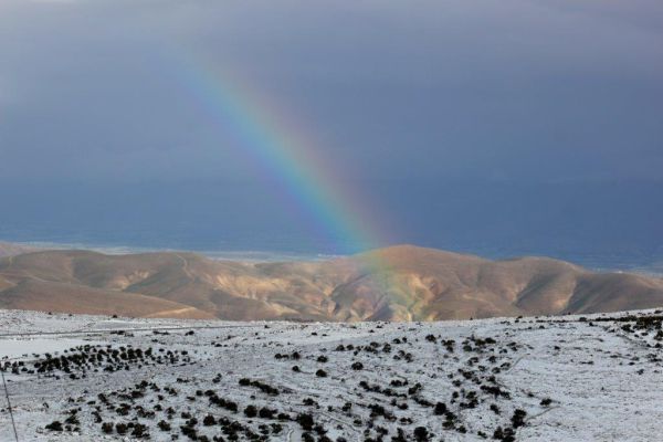 התמונות הזוכות בתחרות צילומי שלג בשומרון