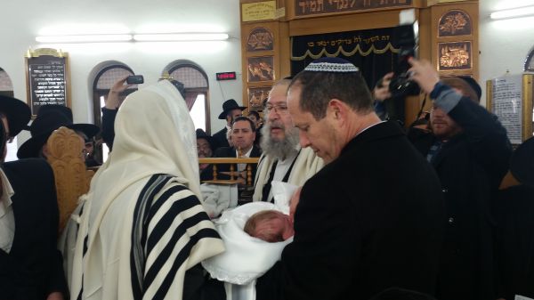 ברקת השתתף בברית המילה של משפחת גרוס