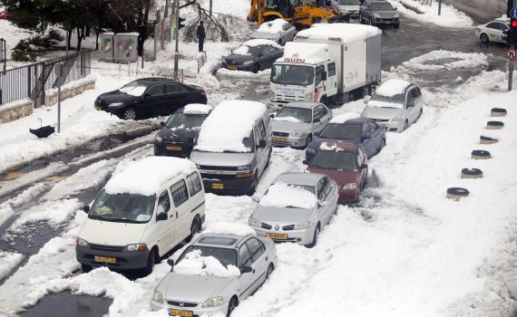 תחזית מעודכנת: 15-30 ס"מ שלג בירושלים