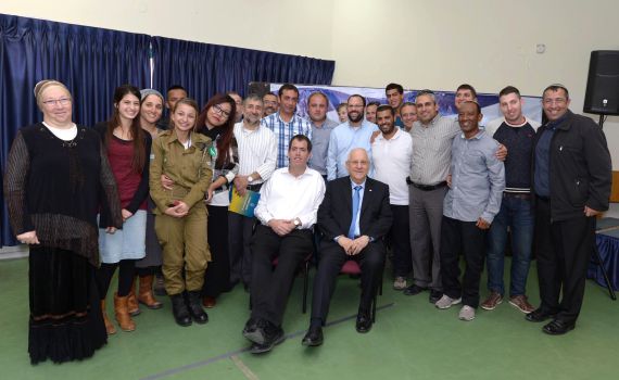 לראשונה מזה עשור נשיא המדינה ביקר בחברון