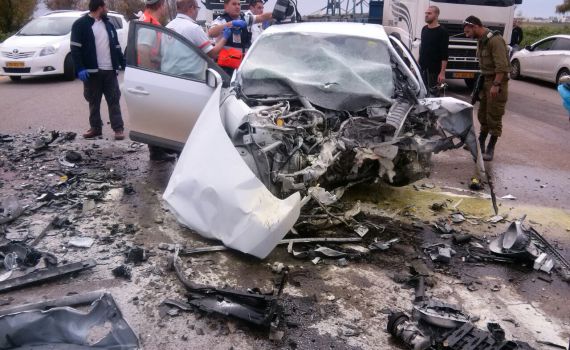 תאונה קטלנית בין קיבוץ סעד למפלסים: 2 הרוגים