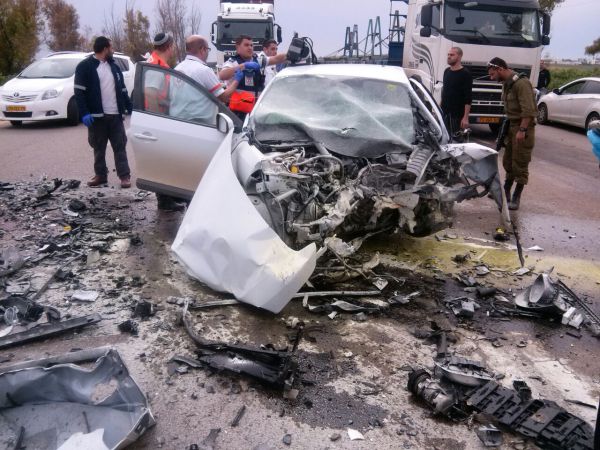 תאונה קטלנית בין קיבוץ סעד למפלסים: 2 הרוגים