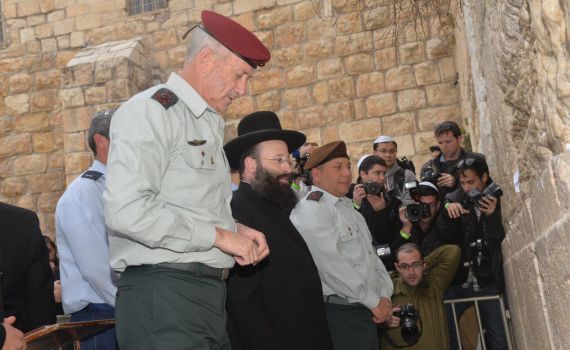 הרמטכ"ל הנכנס והיוצא הגיעו לתפילה בכותל