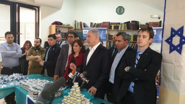 נתניהו ארז מוצרי יו"ש: נלחם בחרם, נלחם בשקר