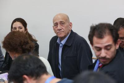 8 חודשי מאסר בפועל לאהוד אולמרט