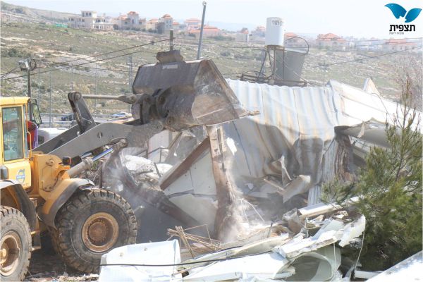 התודה של נתניהו: הרס שלושה בתים בגבעת אסף