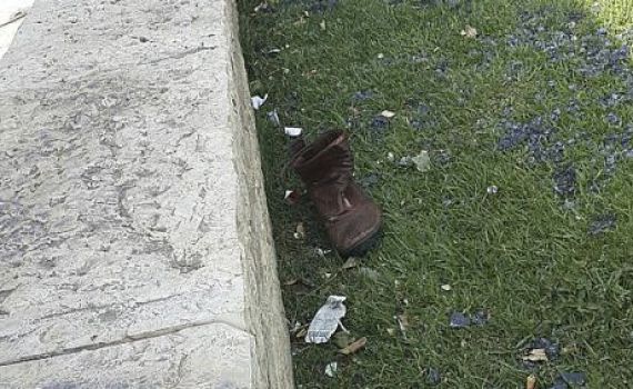 חפצים אישיים של שלום שרקי הי"ד נשארו בזירת פיגוע הדריסה